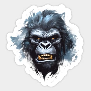 Gorilla face Sticker